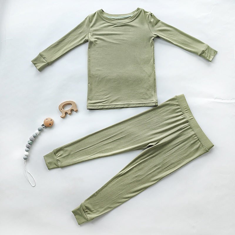 Ins Clothes For Babies Bamboo Fiber Boys Home Wear Suit - RICALOUX