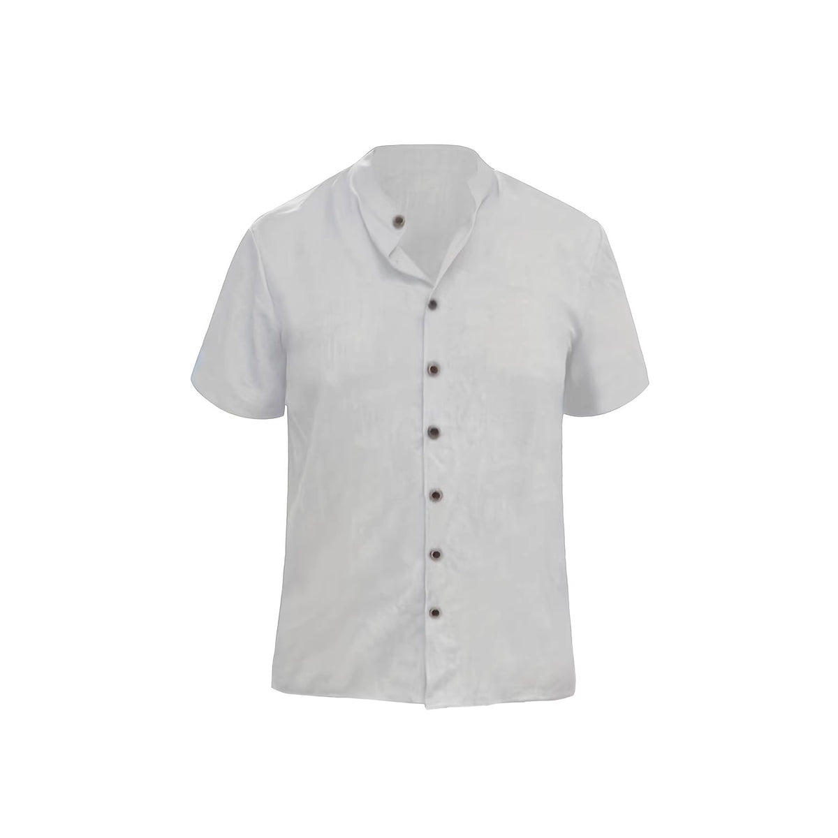 Fashionable Mens Retro Shirt With Buttons Made Of Cotton And Linen Casual Style – Premium 0 | RICALOUX