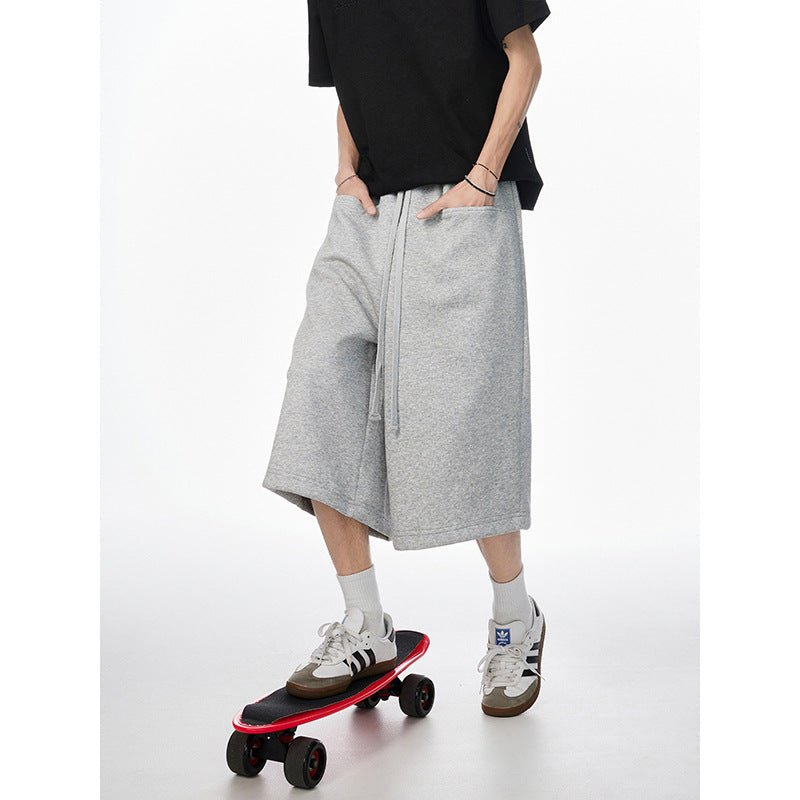 High-waisted Capri Pants Casual And Versatile Retro Wide-leg Trousers – Premium 0 | RICALOUX