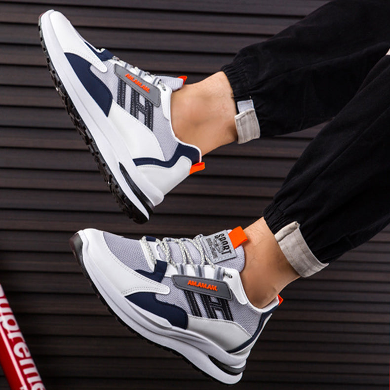 Men Sneakers White Sports Shoes Running Walking by Ricaloux