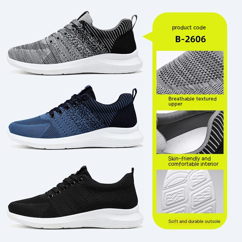 Men's Shoes Korean Casual Breathable Shoes Running Shoes Trendy Sneakers Men – Premium 0 | RICALOUX