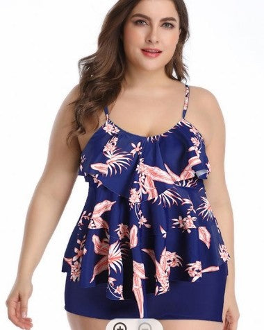 Plus-size Boxer Briefs Printed Swimsuit – Premium 0 | RICALOUX