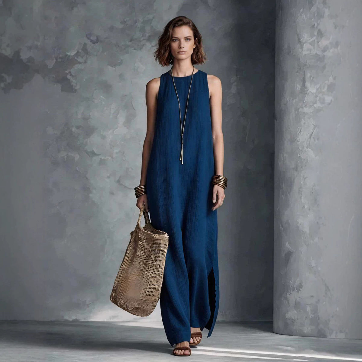 Womens Sleeveless Resort-style Dress by Ricaloux
