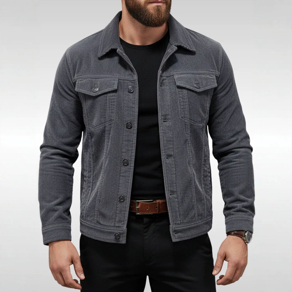Mens Jacket Workwear Casual Outerwear by Ricaloux