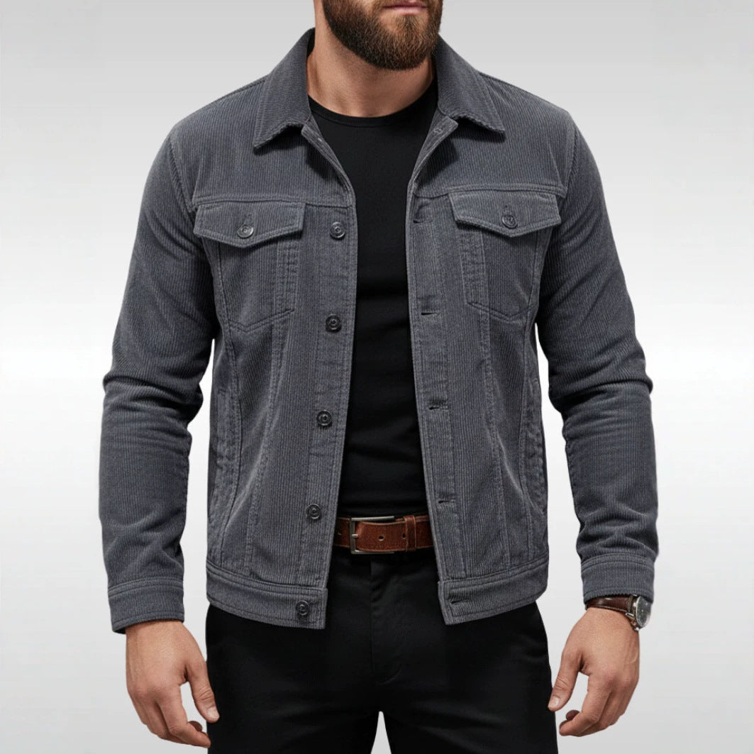 Mens Jacket Workwear Casual Outerwear by Ricaloux