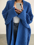 Retro Korean Lazy Coat Loose Mid-length by Ricaloux