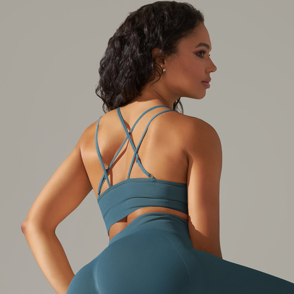 Womens High-Elasity Sports Bra For Yoga And Fitness by Ricaloux