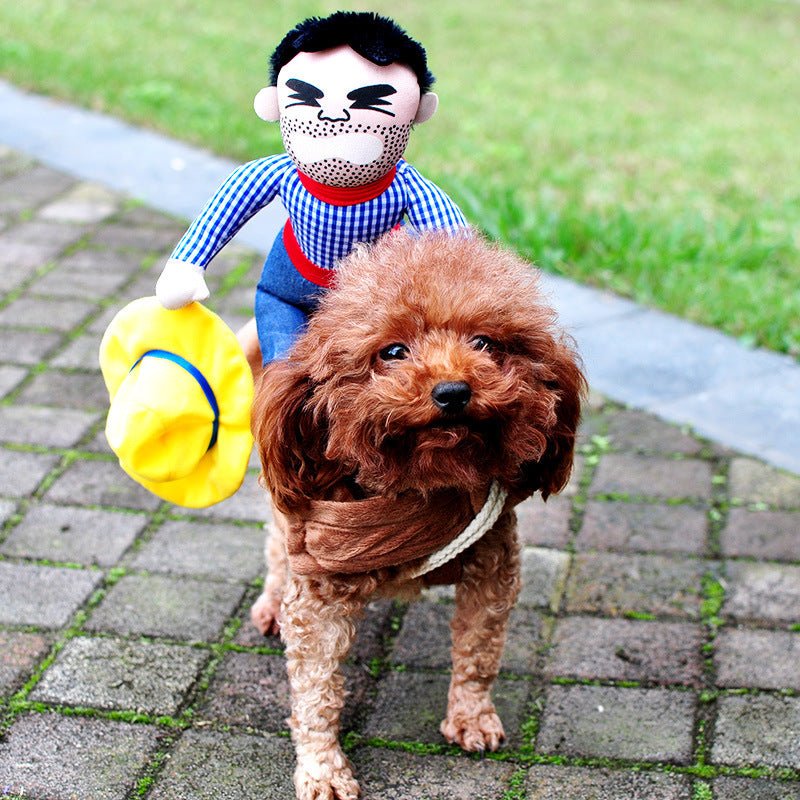 Halloween Pet Costume Pet Dog Funny Clothes Adjustable Dog Cosplay Costume Scary Costume Party Gatherings - RICALOUX