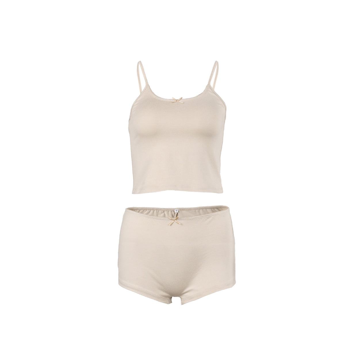 Suspender Shorts And A Comfortable Two-piece Pajama Set by Ricaloux