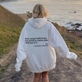 Dear Person Behind Me,the World Is A Better Place,with You In It,love,the Person In Front Of You,Women's Plush Letter Printed Kangaroo Pocket Drawstring Printed Hoodie Unisex Trendy Hoodies by Ricaloux