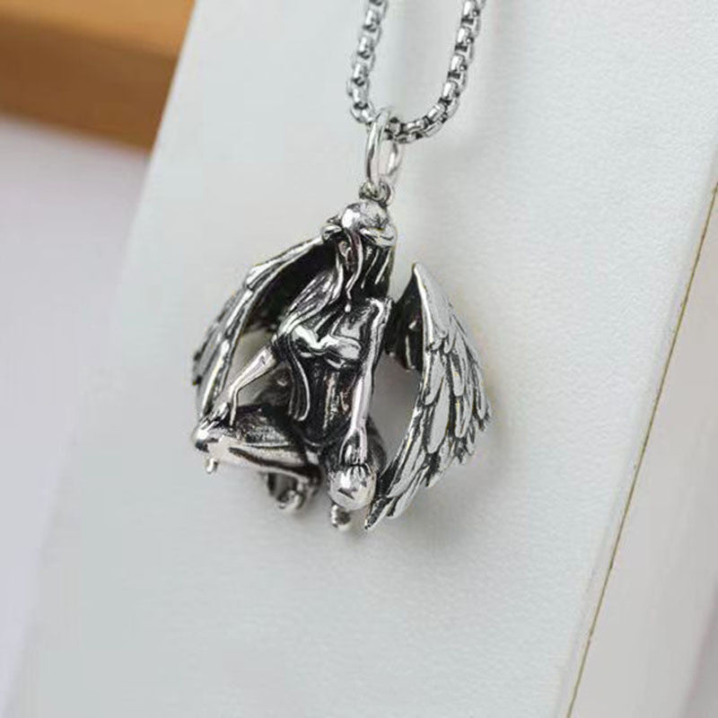 Jewelry Demon Angel Necklace Pendant For Men And Women – Premium 0 | RICALOUX