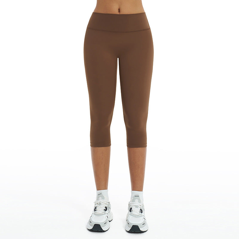 High-waisted Butt-lifting Form-fitting Slimming Workout Capris by Ricaloux
