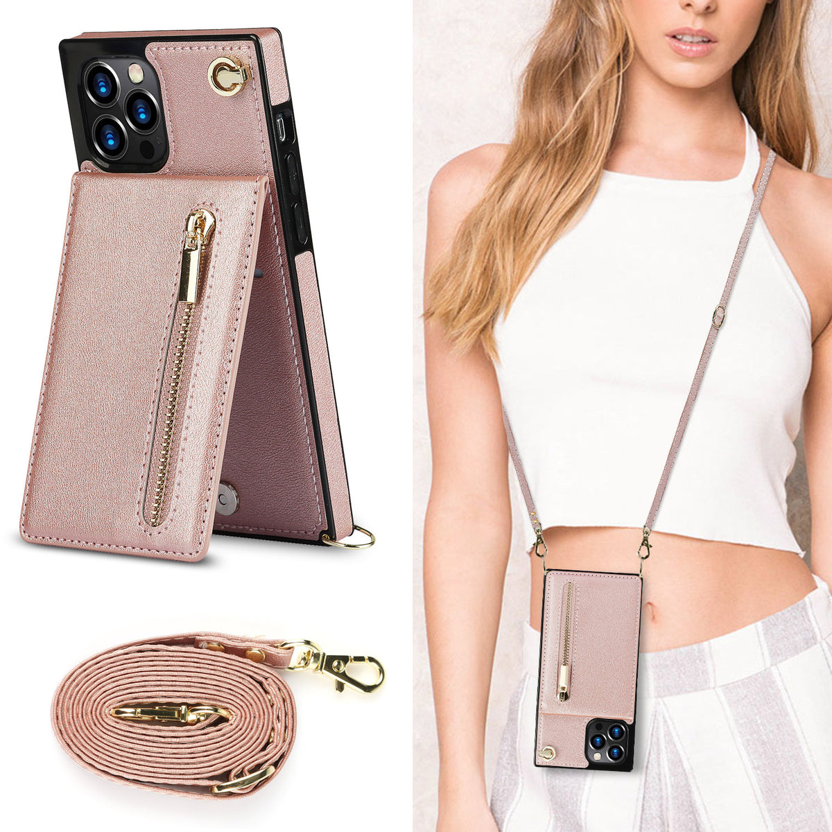 Zipper Phone Case Phone Case Crossbody – Premium 0 | RICALOUX
