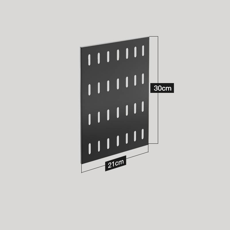 Stainless Steel Kitchen Wall Mounted Kitchen Storage Rack Hole Plate - RICALOUX