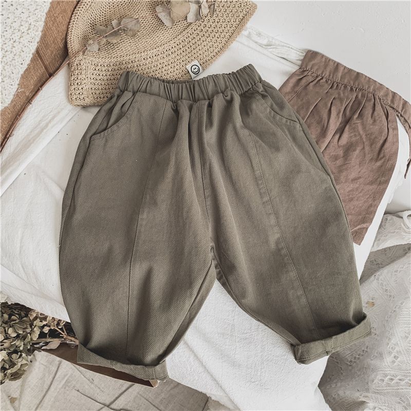 Children's Line-pressing Casual Pants Boys And Girls Baby Pants Spring And Autumn Clothing - RICALOUX