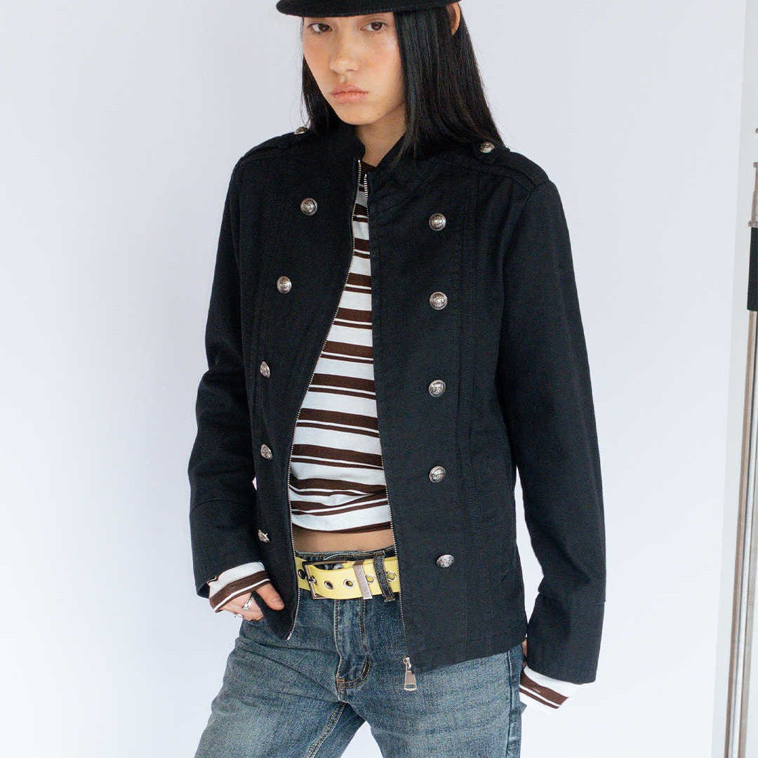 Mid-style Double-breasted Knight Jacket – Premium 0 | RICALOUX