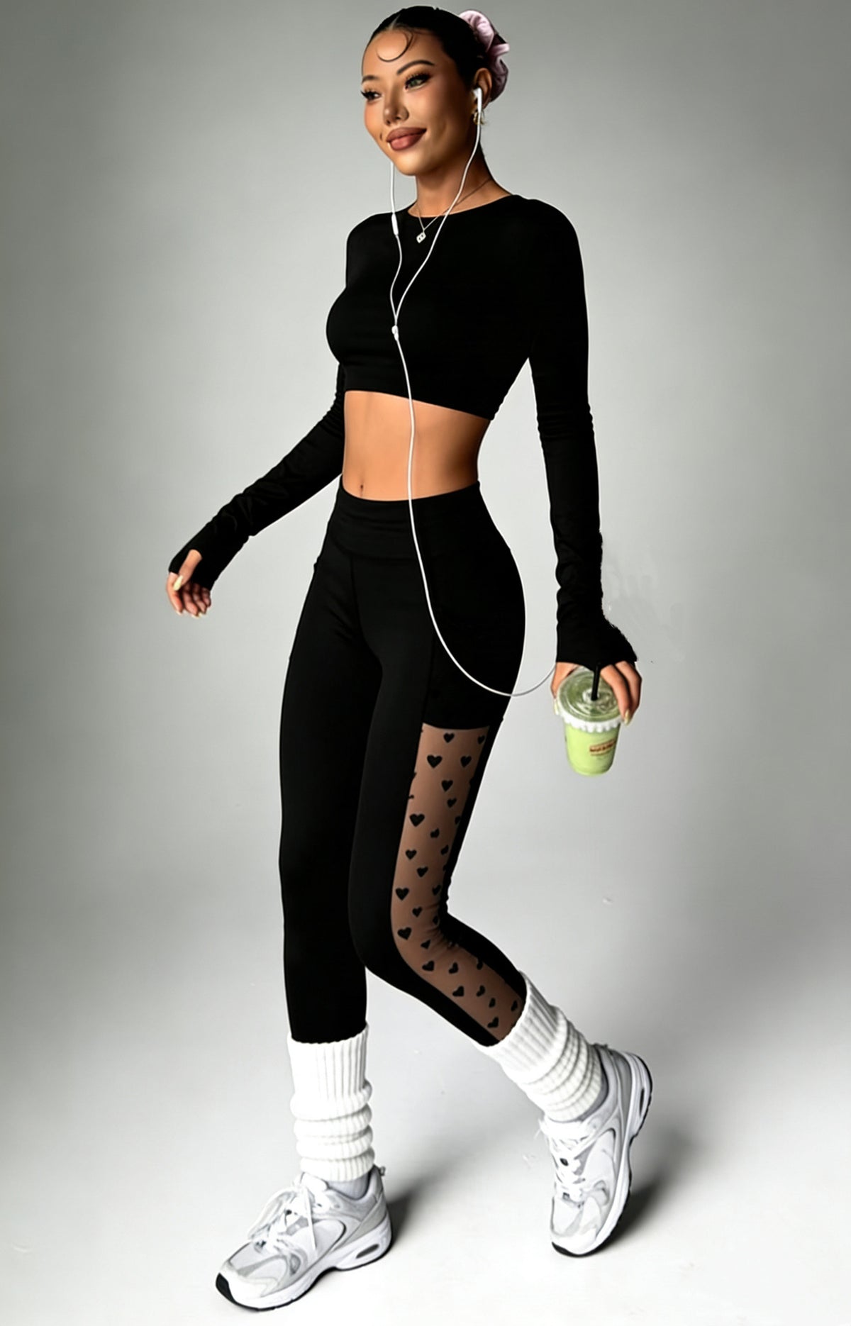 New Arrival Best-Selling Yoga Pants, Sports & Outdoor Skinny Leggings With Butt-Lifting Design, Spliced Mesh And Pockets by Ricaloux