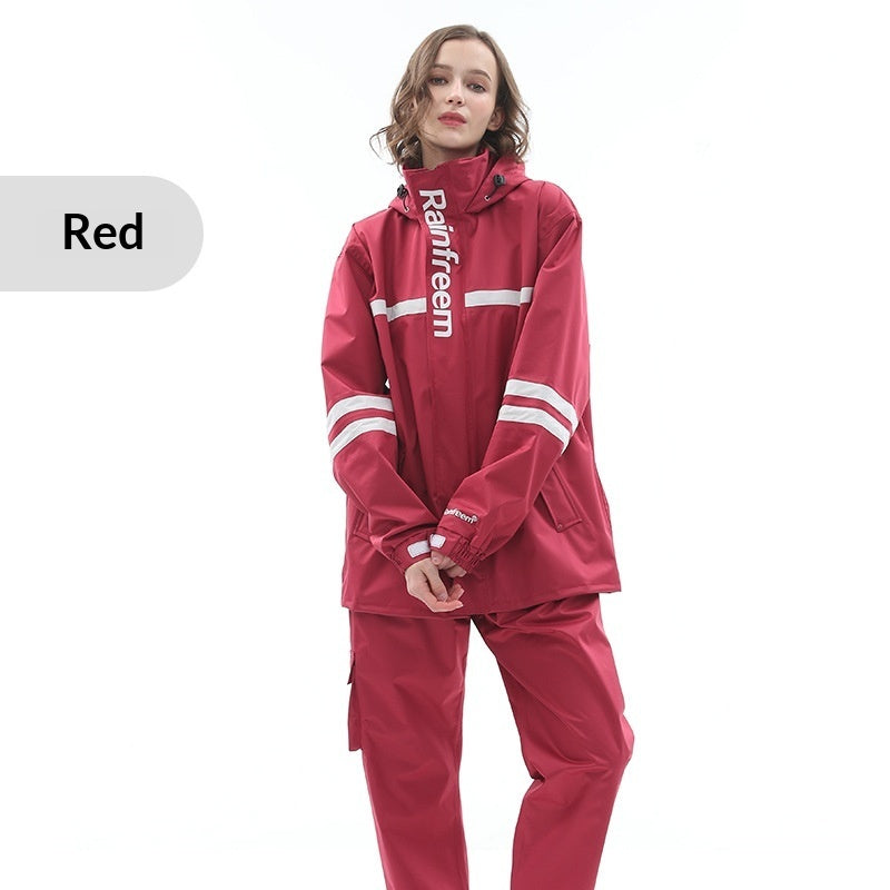 Electric Vehicle Raincoat Set Full-body by Ricaloux