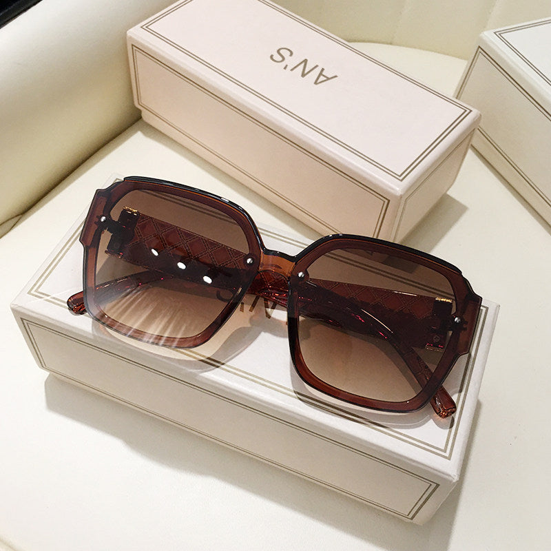 Large-frame UV-protection Classic Sunglasses by Ricaloux