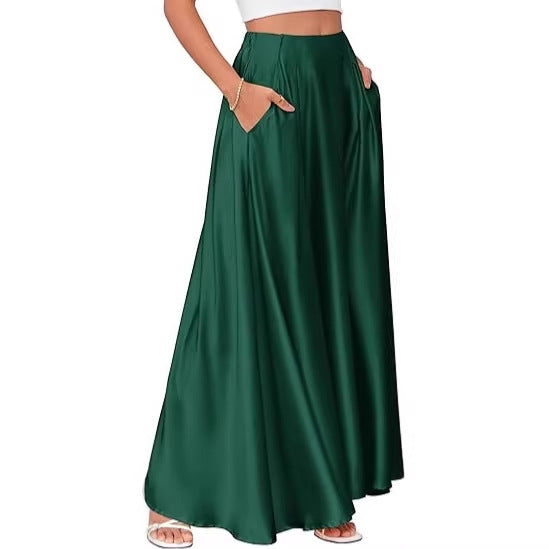 New Elegant Solid-color Pocket Dress For Women – Premium 0 | RICALOUX