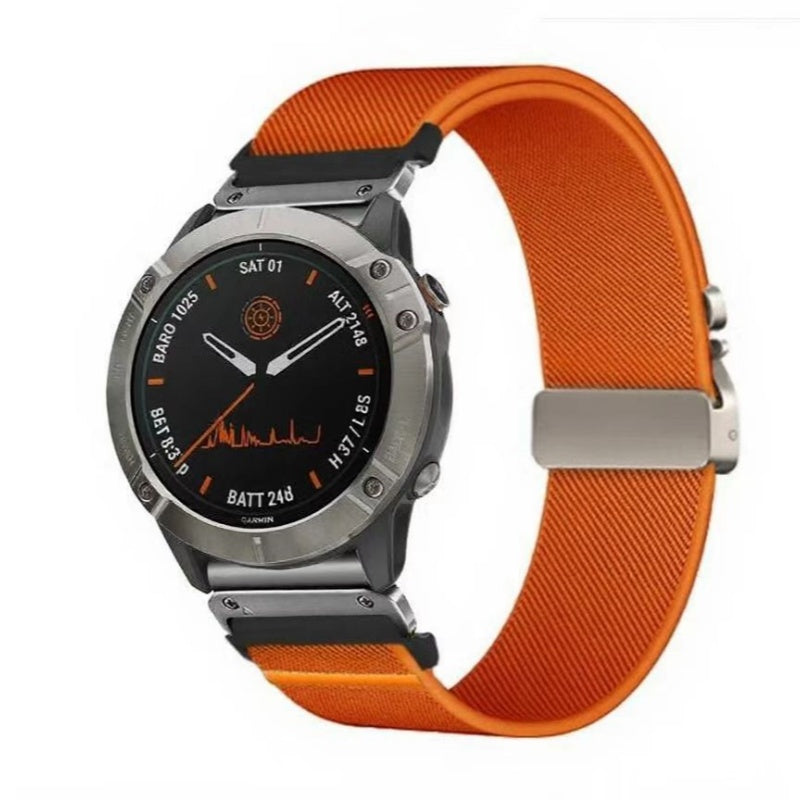 Elastic String Fabric Woven Men Watch Strap by Ricaloux