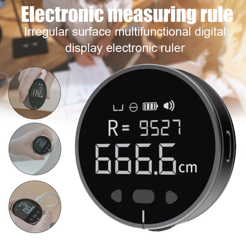 Distance Measuring Instrument Electronic Measuring Ruler Tape Measure High Definition Digital LCD High Precision Electronic Measuring Ruler Tool – Premium 0 | RICALOUX