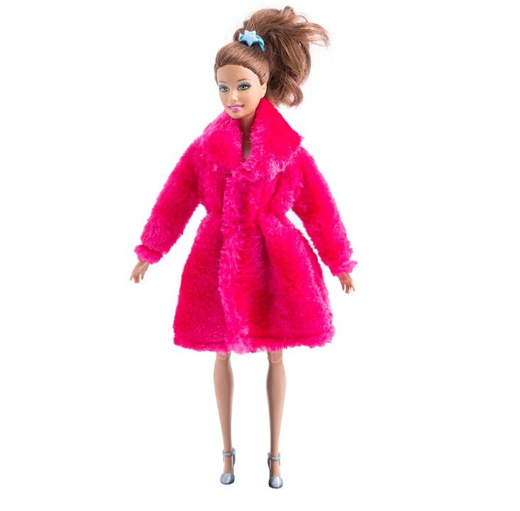 Girl Doll Toy Plush Coat Clothes Accessories - RICALOUX