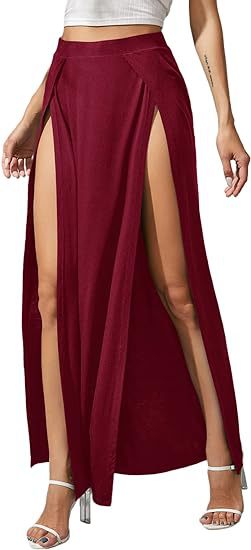 Irregular Skirt Modal Solid-color Evening Gown Long Dress by Ricaloux