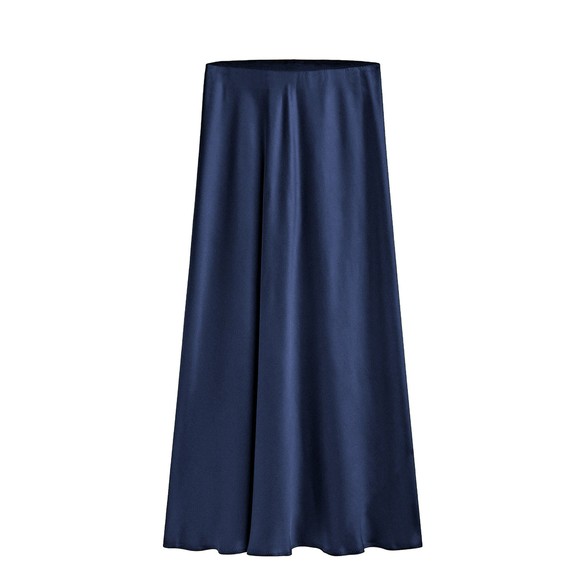 Women's Satin High-waisted Elastic Split Skirt by Ricaloux