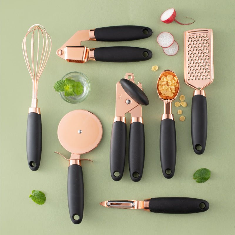 Kitchen Household Peeler Gadget Copper Plating Set - RICALOUX