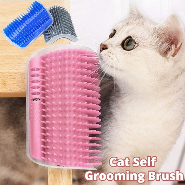 Cat Self-Grooming Brush Pet Wall Rubbing Device by Ricaloux