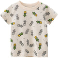 Summer New Boys Short Sleeve T-Shirt Children's Clothing - RICALOUX