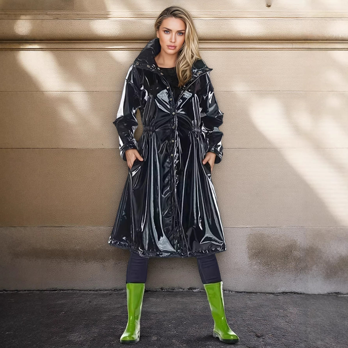 Nightclub-style Long Trench Coat Jacket – Premium 0 | RICALOUX