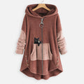 Versatile Zip-up Thermal Mid-length Coat For Women by Ricaloux