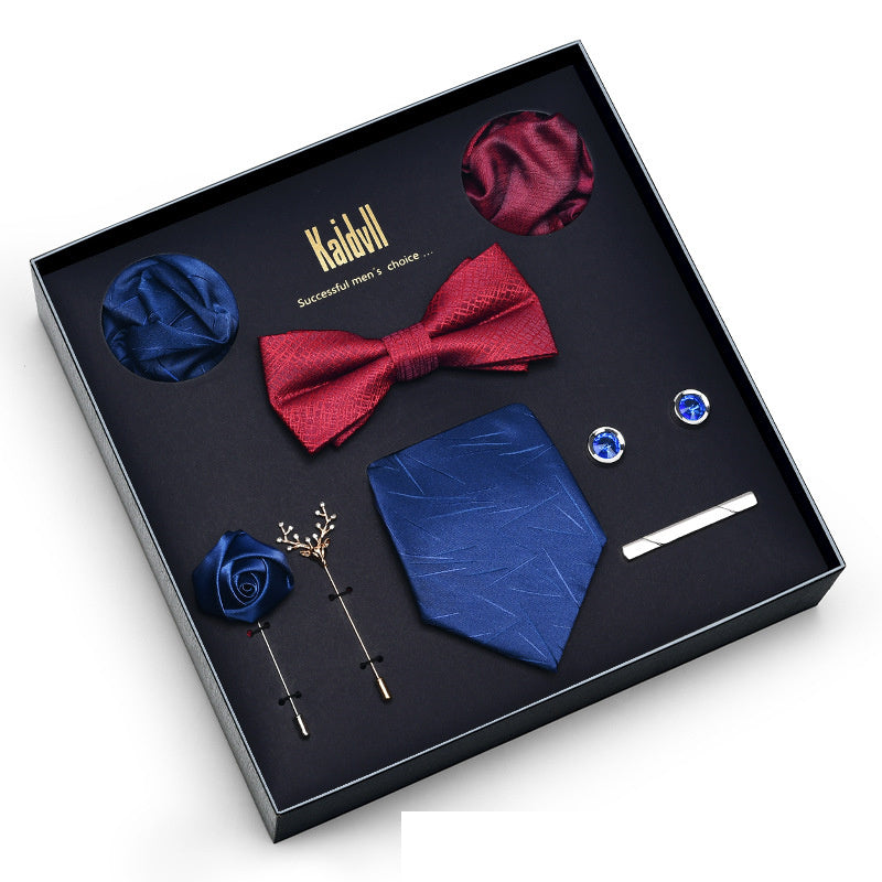 Eight Piece Tie Square Bow Tie Brooch – Premium 0 | RICALOUX
