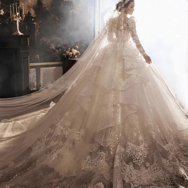 Heavy Industry European-style Royal Court Princess Large Tail Female - RICALOUX
