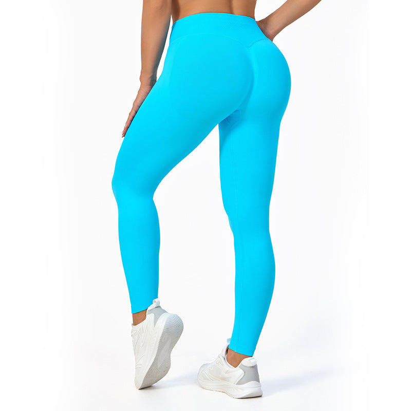 Womens High-Waisted Yoga Pants European And American Style – Premium 0 | RICALOUX