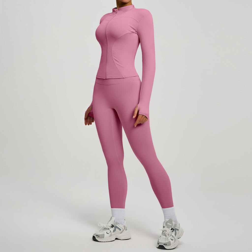 Fitness High-waist Butt-lifting Running Two-piece Set – Premium 0 | RICALOUX
