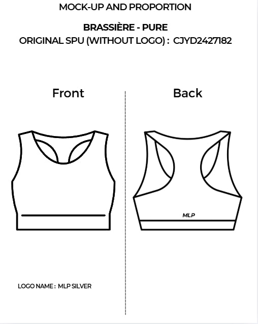 Workout Bra Chest Pad High Elastic Quick-drying by Ricaloux