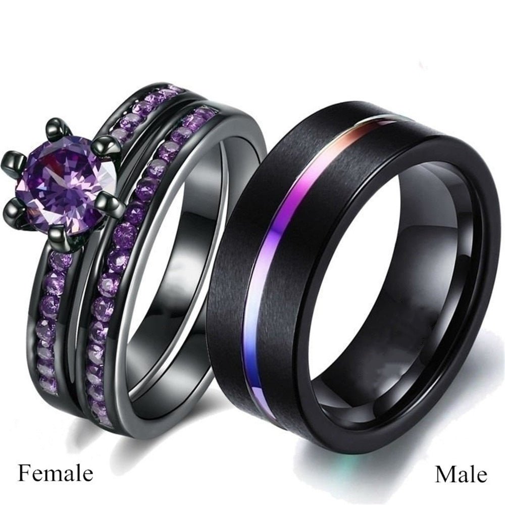 Lovers Purple Ring - RICALOUX