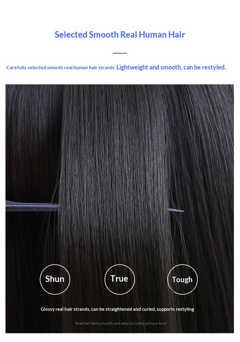 13x6 Lace Front Straight Human Hair Wig by Ricaloux