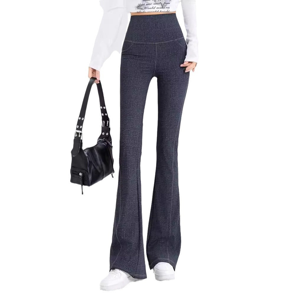 Womens Denim Bootcut Shark Leg Pants – Premium 0 | RICALOUX