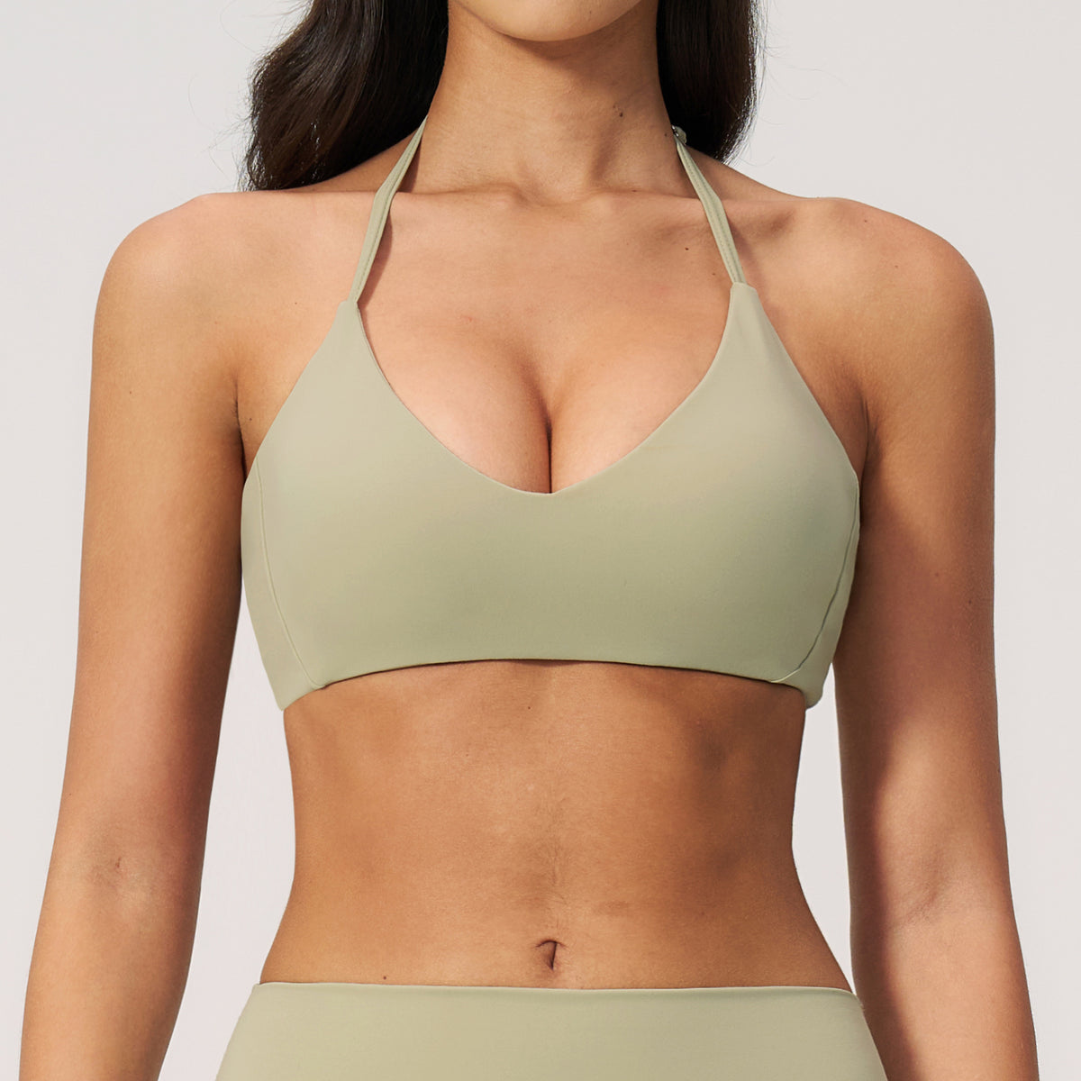 Halter-neck Hollow-out Design For A Beautiful Back Tight-fitting Sports Bra – Premium 0 | RICALOUX