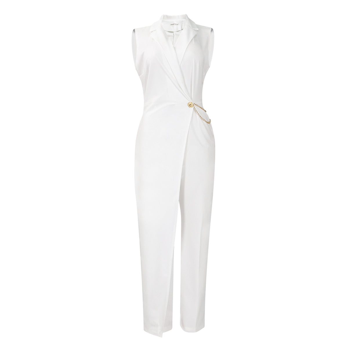 Sleeveless Blazer-collar Jumpsuit Chic And Stylish – Premium 0 | RICALOUX
