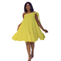 Solid-color Oversized Loose-fitting Dress by Ricaloux