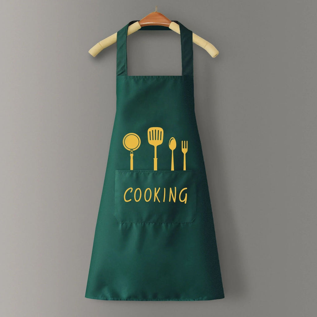 Home Kitchen Waterproof And Oil Proof Apron Cute Version Customization - RICALOUX