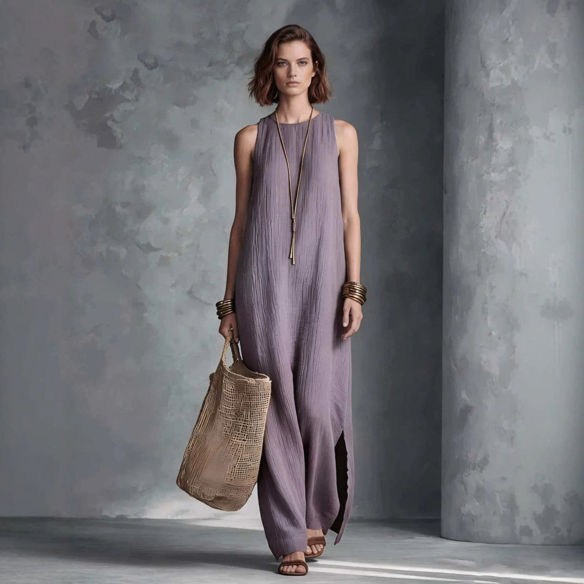 Womens Sleeveless Resort-style Dress by Ricaloux