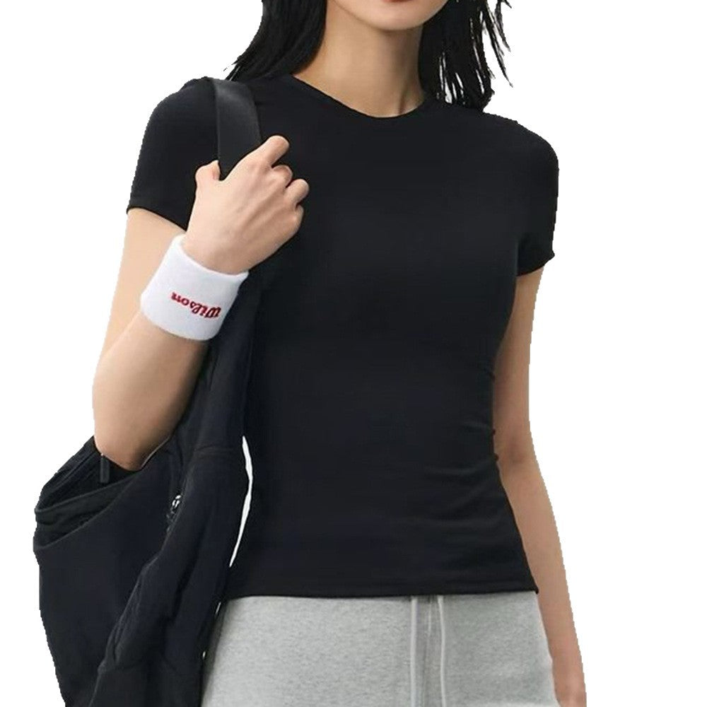 Womens Tightfitting Short Sleeve Yoga Top – Premium 0 | RICALOUX