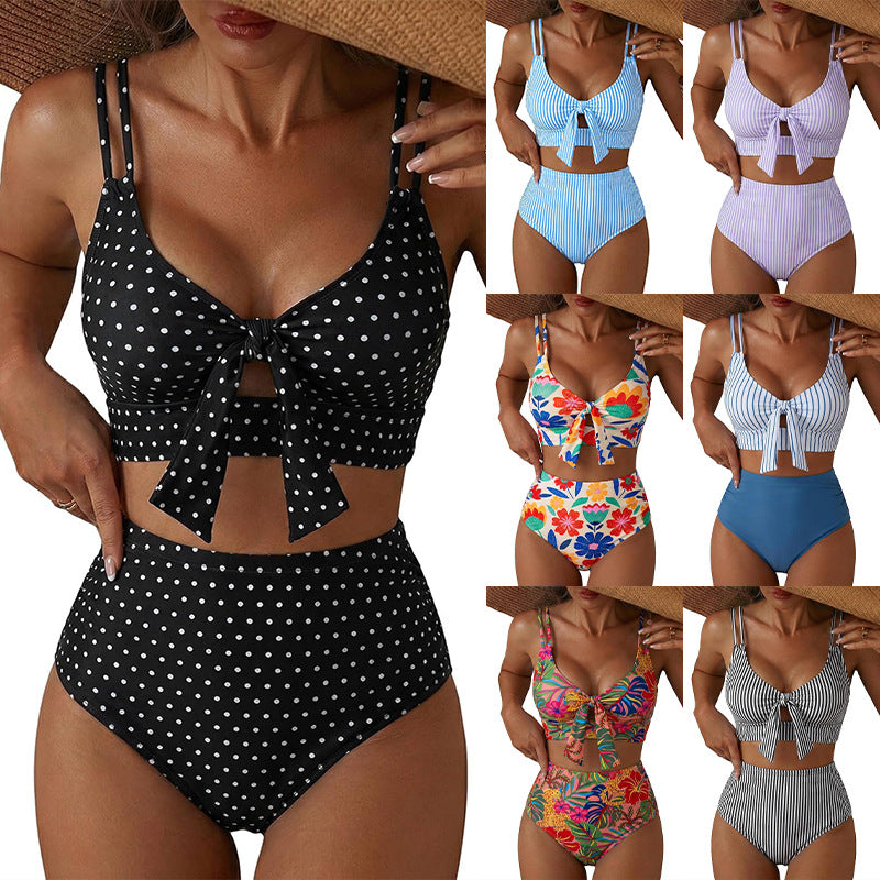 Sexy Printed Multi Color Swimsuit Set by Ricaloux
