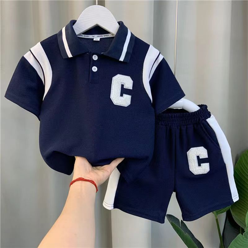 Boys Summer Clothing Set Lightweight Kids Polo Shirts For Summer - RICALOUX